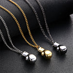 Alloy Mini Boxing Glove Necklace