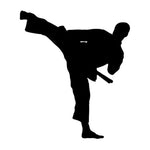 Taekwondo Karate Reflective Vinyl Car Decorative Accessories