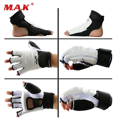 One Set and Feet Protector Half Finger Gloves/Foot Guard