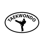 Taekwondo Vinyl Decal Accessories