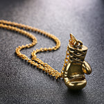 Alloy Mini Boxing Glove Necklace