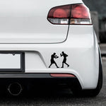 Martial Arts Sports Car Stickers Silhouette